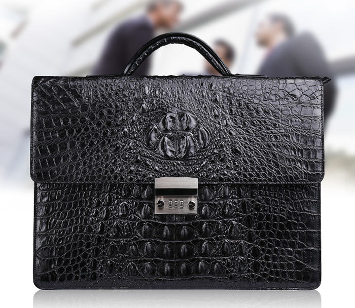 Crocodile Portfolio Bag