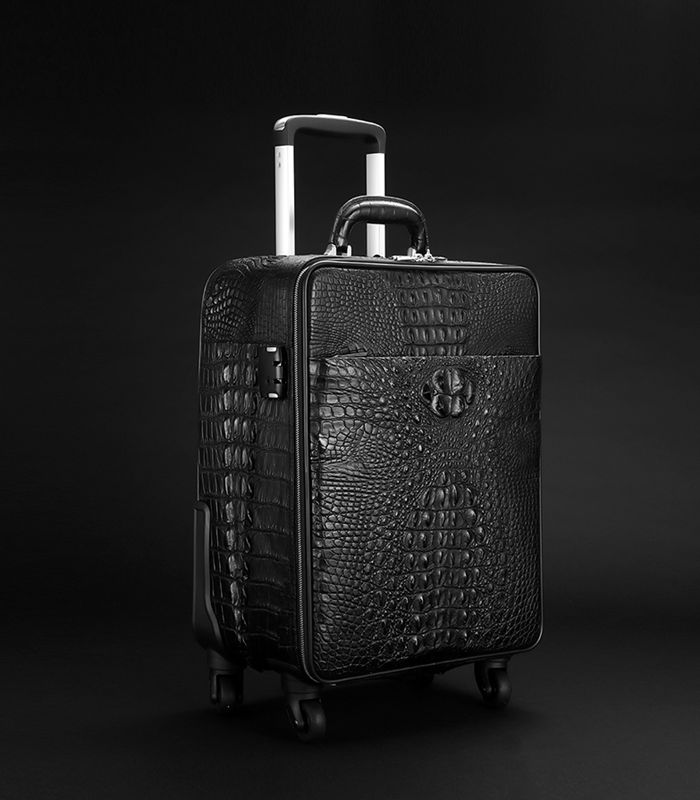 Crocodile Rolling briefcase