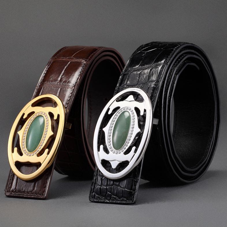 Exotic Leather Belts-Crocodile Skin