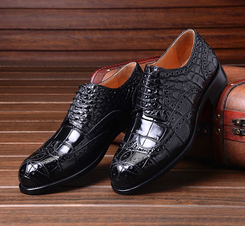Business Fashion Tips-Mens Alligator Shoes