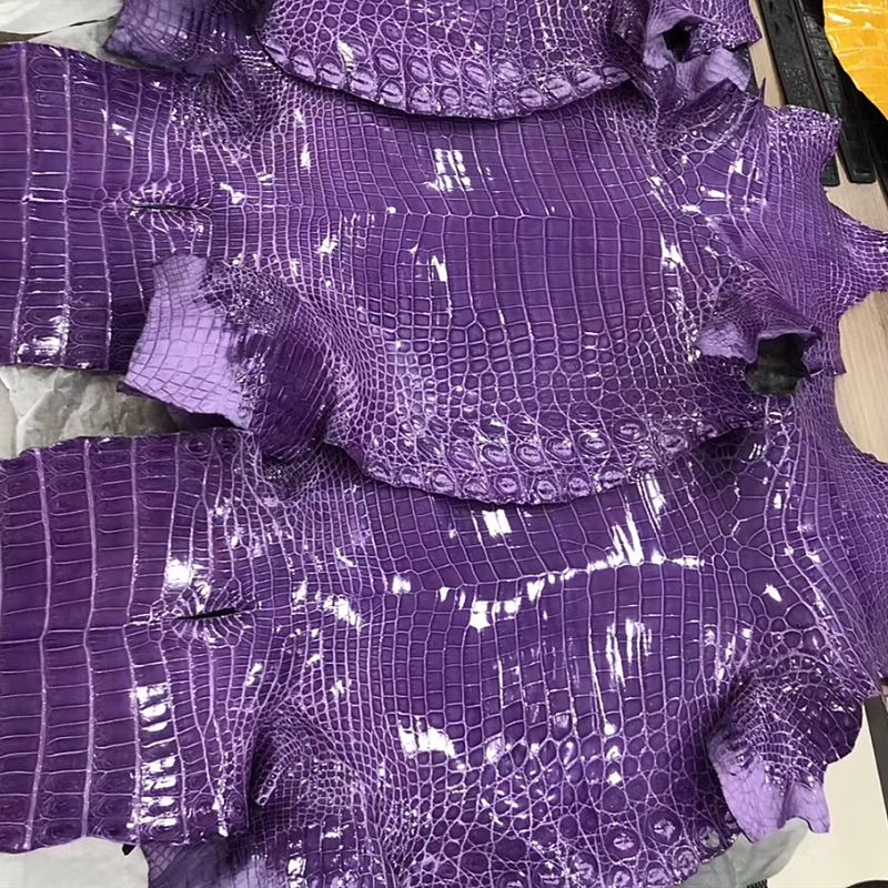 Purple Crocodile Skin