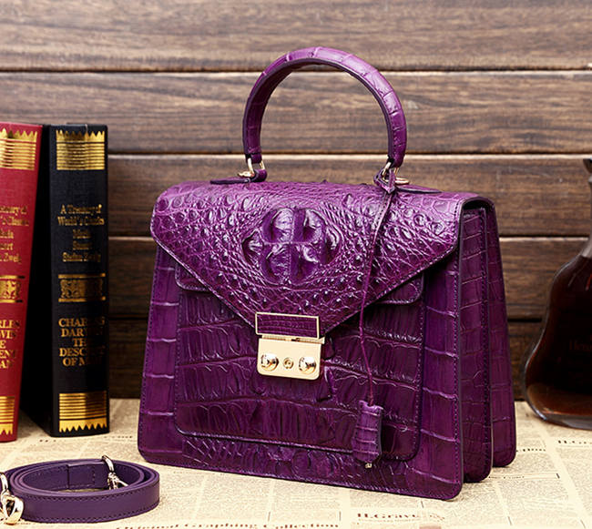 Beautiful crocodile handbag