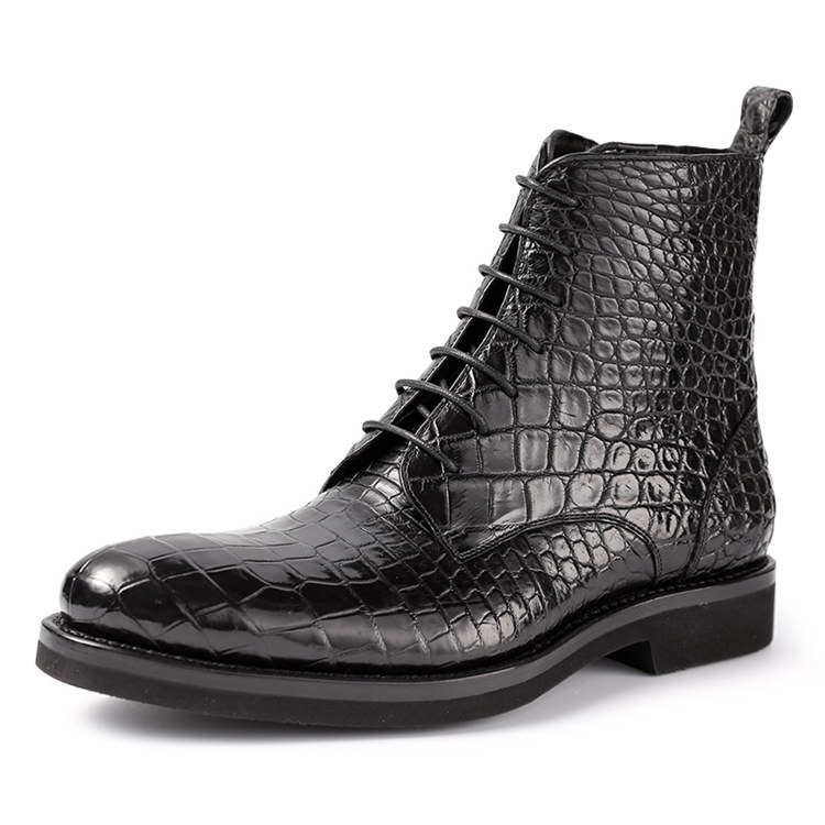 Buy > alligator combat boots > in stock
