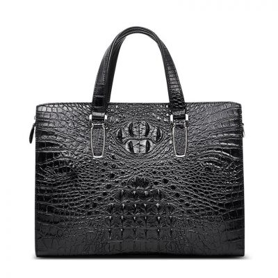 Casual Genuine Crocodile Bag, Crocodile Laptop Bag for Men