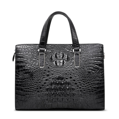 Casual Genuine Crocodile Bag,Crocodile Laptop Bag for Men