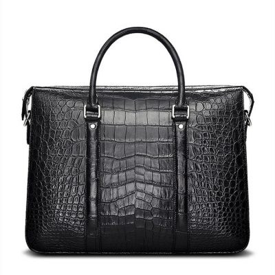 Men’s Fashion Alligator Bag, Luxury Alligator Business Briefcase for Men