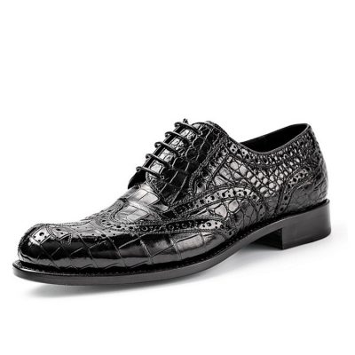 Men's Genuine Alligator Skin Business Dress Shoes