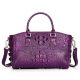 Crocodile Leather Shoulder Bag, Crocodile Leather Designer Handbag