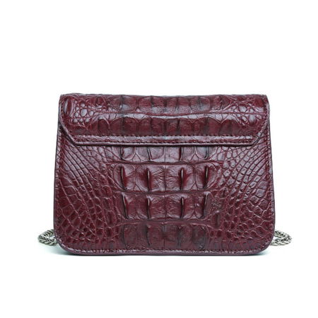 Alligator Leather Purse, Alligator Leather Cross-body Bag-Back