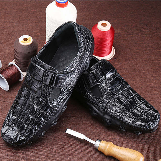 used crocodile shoes