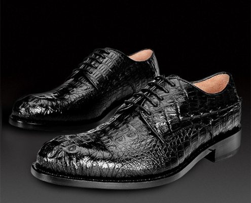 BRUCEGAO’s Handmade Crocodile Leather Shoes
