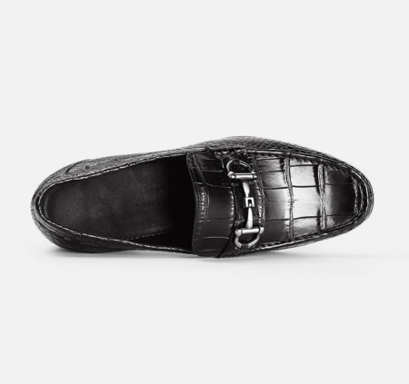 Mens Alligator Slip-On Loafer-Upper