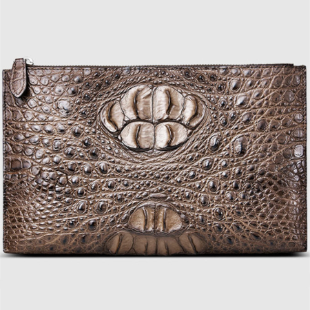 Casual Genuine Crocodile Wallet-Front