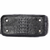 Classic Crocodile Top-Handle Handbag, Crocodile Evening Bag-Bottom
