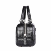Classic Crocodile Top-Handle Handbag, Crocodile Evening Bag-Side