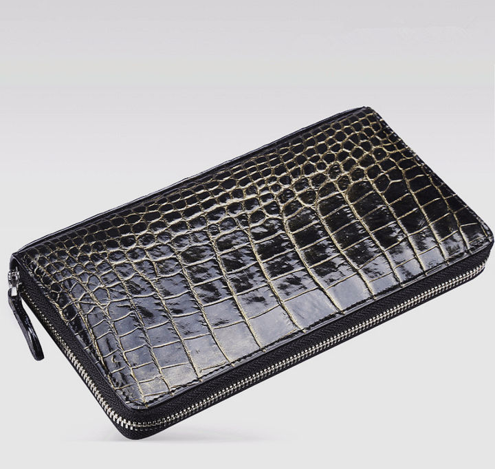 Magnanni Alligator Print Leather Card Wallet