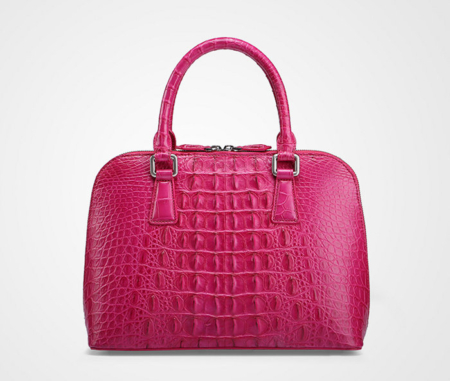 Classic Genuine Crocodile Handbag, Shoulder Handbag for Women-Back