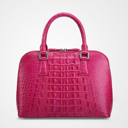 Classic Genuine Crocodile Handbag, Shoulder Handbag for Women-Back