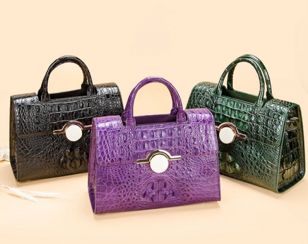 Crocodile Handbag Shoulder Bag Satchel Bag-Exhibition
