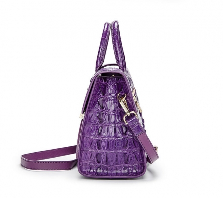 Crocodile Handbag Shoulder Bag Satchel Bag-Side