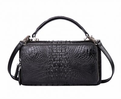 Crocodile Leather Clutch Evening Bag, Small Crocodile Leather Handbag ...