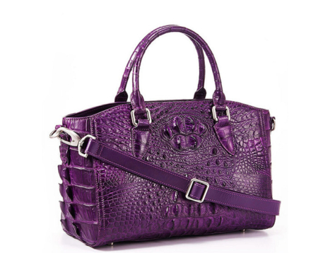 Crocodile Leather Designer Handbag