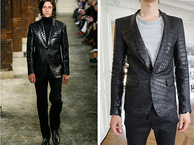 Crocodile Leather Jacket Can Show Men’s Taste and Status