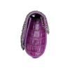 Crocodile Purse, Crocodile Shoulder Clutch-Side