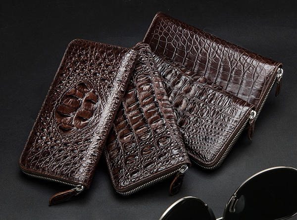 Crocodile skin can be used to make wallets