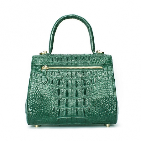 Elegant High-end Crocodile Handbag Purse Crossbody Bag-Back