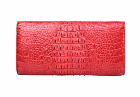 Evening Crocodile Purse, Crocodile Clutch Bag, Wrist Bag-Back