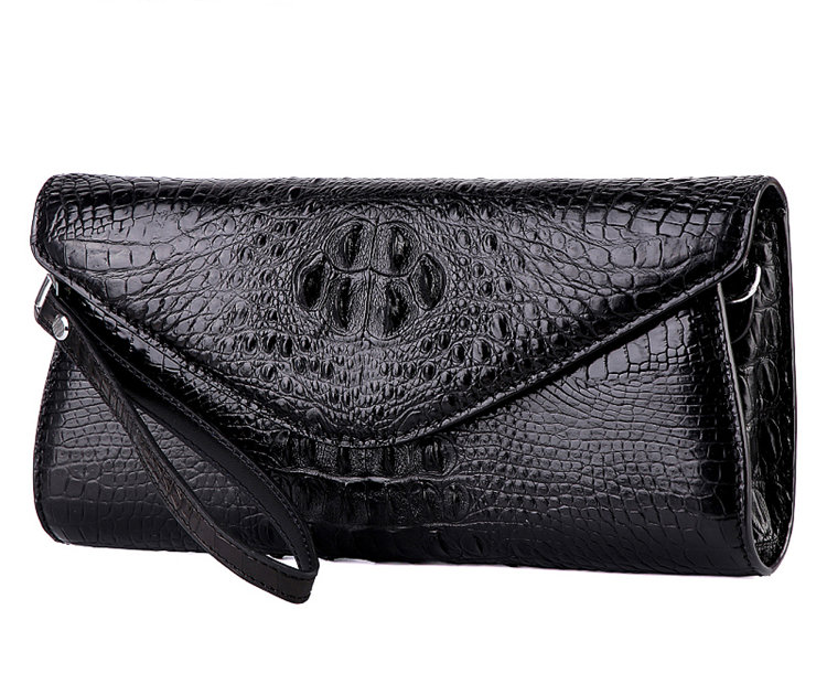 croc clutch bag