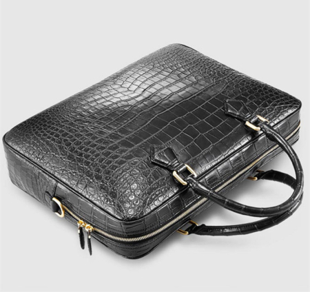 Fashion Alligator Bag, Luxury Alligator Briefcase for Men-Top