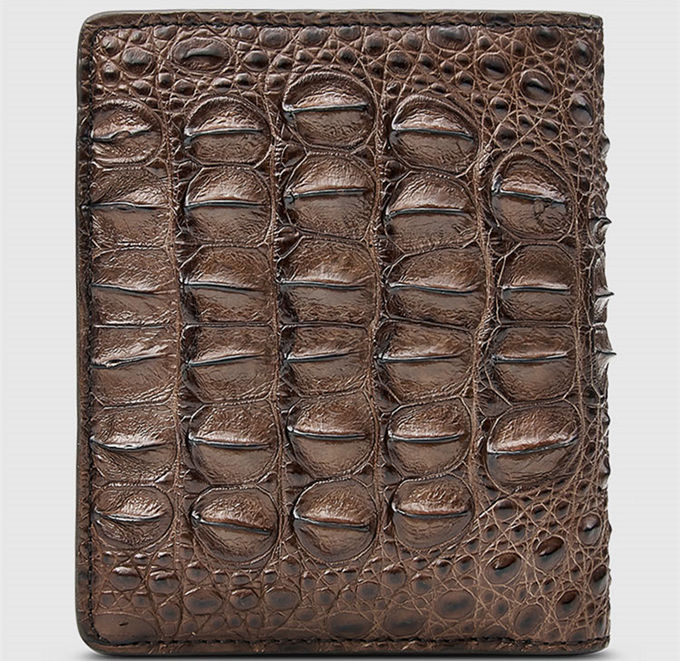 Genuine Crocodile Bi-Fold Wallet by Trafalgar Men's Accessories