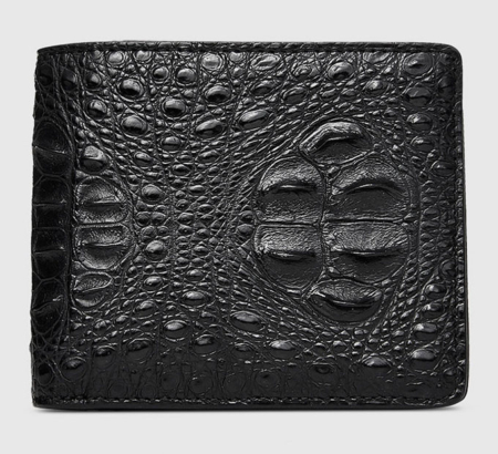 Fashion Bifold Genuine Crocodile Wallet-Front