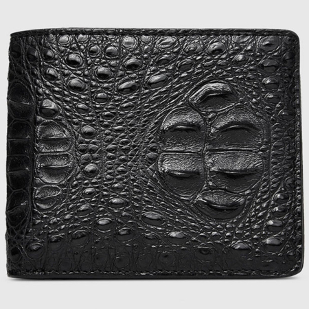 Fashion Bifold Genuine Crocodile Wallet-Front