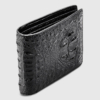 Fashion Bifold Genuine Crocodile Wallet-Side
