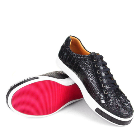 Fashion Genuine Crocodile Leather Shoes-3