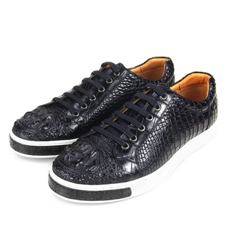 Fashion Genuine Crocodile Leather Shoes-4