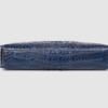 Genuine Crocodile Briefcase, Crocodile Business Bag for Men-Blue-Bottom