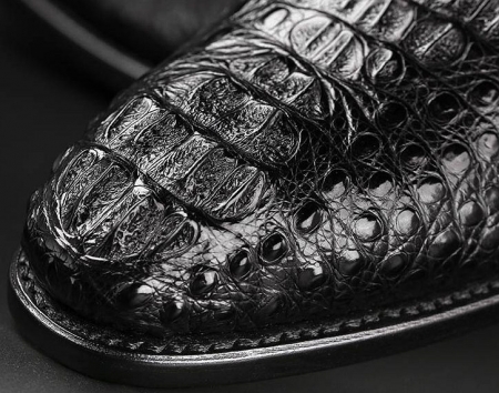 Genuine Crocodile Leather Dress Shoes-Top