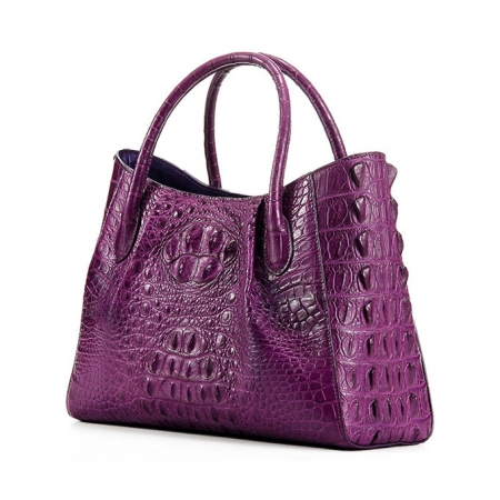 Genuine Crocodile Leather Handbag, Crocodile Leather City Bag-1