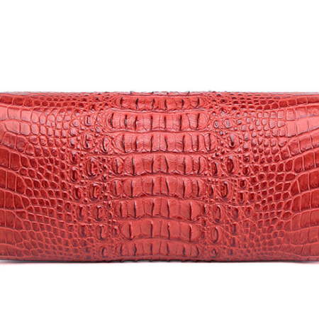 Genuine Crocodile Purse, Crocodile Clutch Bag-Back