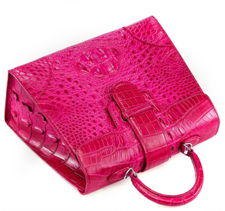 Genuine Crocodile Leather Handbag, Shoulder Bag, Crossbody Bag for Women-Top