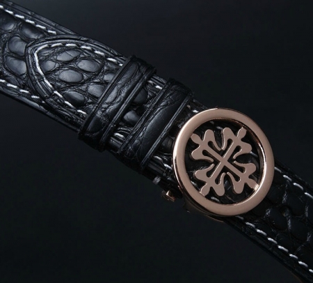 Handmade Genuine Alligator Leather Watch Band-Details