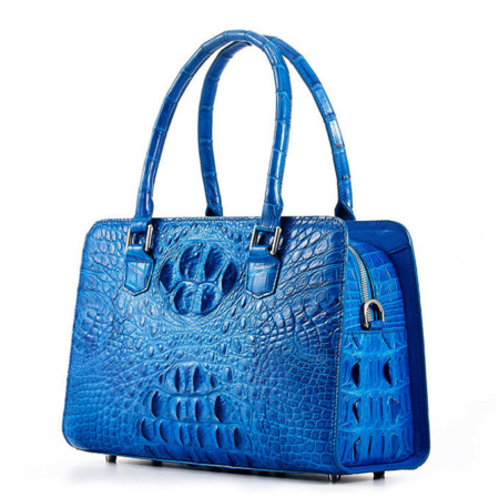 Ladies Crocodile Shoulder Bag, Crocodile Handbag-Right