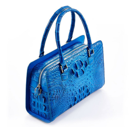 Ladies Crocodile Shoulder Bag, Crocodile Handbag-Top