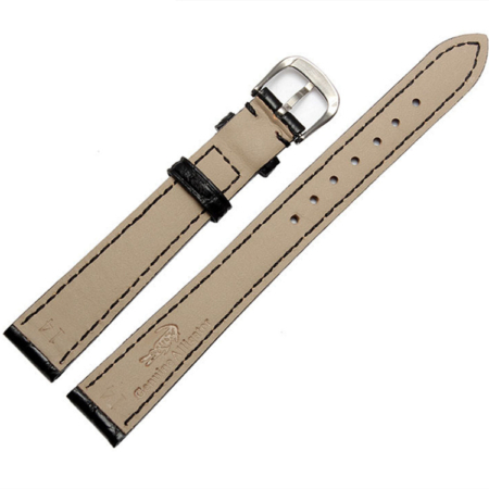 Ladies Genuine Alligator Leather Watch Band-Back