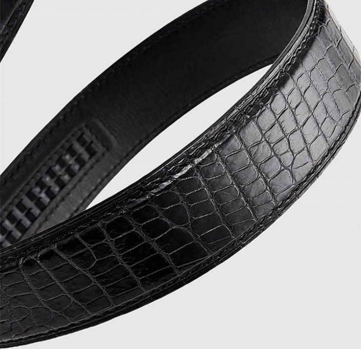 Cintura Uomo Automatica In Pelle Di Vacca – MIWEN, Fibbia In Lega Di Lusso, Lunghezza 105-160cm, Colore Nero - Foto 2