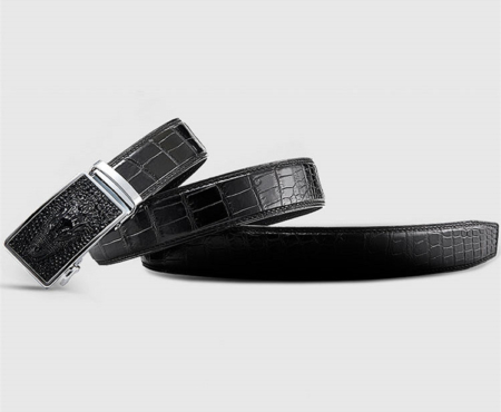 Luxury Automatic Buckle Alligator Belt-Lay